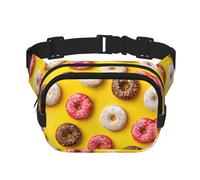Doughnut Fanny Packs for Women Men, Fashion Waist Packs for Workout Running Traveling Hiking