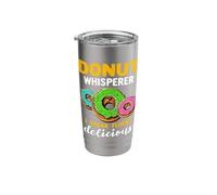 Doughnut I Love Donuts Glazing Donut Whisperer Stainless Steel Insulated Tumbler