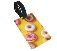 Doughnut Luggage Tag Durable ID Tag for Suitcase & Travel Bag, Travel Essential