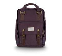 Doughnut Macaroon Backpack for Men and Women Lightweight School Bag Casual Daypack 16 Liters Basic Water Resistant Rucksack for Travel, Sports, Hiking with Pockets (Grape)