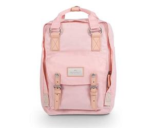 Doughnut Macaroon Backpack for Men and Women Lightweight School Bag Casual Daypack 16 Liters Basic Water Resistant Rucksack for Travel, Sports, Hiking with Pockets(Sakura)