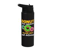 Doughnut Sprinkle I Love Donuts Glazing Donut Stainless Steel Insulated Water Bottle