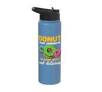 Doughnut Sprinkle I Love Donuts Glazing Donut Stainless Steel Insulated Water Bottle