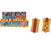 Dougie Dogs Stretchy Hot Dog Toy, Super Squeezy Sensory Fidget, Ages 3+, 1 Pack - 1 SENT AT RANDOM