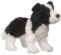 Douglas Cuddle Toys 2001 Dogs Border Collie Plush Toy, 41 cm Long