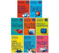 Douglas Adams Collection 8 Books Set (The Hitchhiker's Guide to the Galaxy, The Restaurant at the End of the Universe, Life the Universe and Everything, So Long and Thanks for All the Fish & More)