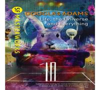 Douglas Adams Life, The Universe & Everything Hardback Book in White Douglas Adams White