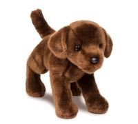 Douglas C.C. Bean Chocolate Lab Plush Toy - Realistic, Cuddly Brown Labrador Stuffed Animal (1888)
