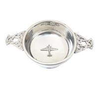 Douglas C47 Quaich Scottish Drink Bowl Pewter Stainless Steel Christening 735