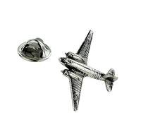 Douglas Dakota C47 Aeroplane Pewter Lapel Pin Badge