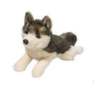 Douglas Phoenix Wolf Plush Stuffed Animal - Floppy Faux-Fur, Golden Eyes, 1737