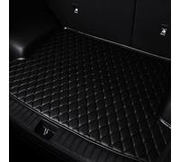DoUiabc Leather Car Boot Mats for Volkswagen Taos Tayron Teramont, Custom Trunk Protector All-Weather Waterproof Liners, Auto Accessories,1-Black