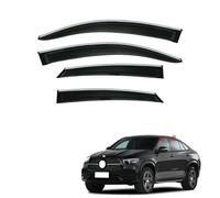DOUII 4 Pcs Car Window Wind Deflectors for Mercedes-Benz GLE-Class Coupe MK4-C167 2020 2021 2022 2023 2024 2025, Car Rain Deflectors Car Window Wind Sun Visor Deflectors Guard Accessories