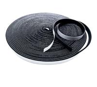 DOUJIAO Foam Tape, 15m, 12x3mm, Self-Adhesive, Antivibration, Sound Insulation, Shock Resistance, Rubber, Neoprene, for Doors and Windows