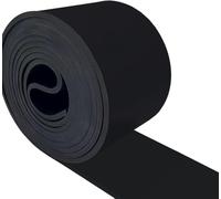 DOUJIAO Neoprene Rubber Rolls, Anti-Vibration, Anti-Slip, Black, 120mm x 5mm x 3m, Heat, Light, Aging, Oil, Water Resistant