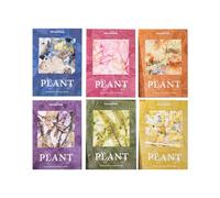 Doukado 120 Sheets Vintage Botanical Scrapbook Paper Pack, 4x5.5 Vellum & Lightweight Translucent Paper for Junk Journaling, 6 Themes Nature Ephemera for DIY Collage, Aesthetic Scrapbooking Supplies