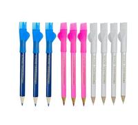 Doukesh 12PCS Fabric Markers for Sewing Fabric Pen Sewing Chalk Washable Water Soluble Tracing Red White Blue for Quilting Tracing Dressmakers DIY Crafts