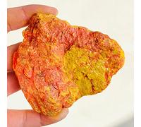 DOUKI Beautiful Natural Orpiment Arsenic Sulfide Crystal Specimen Primary Stones and Minerals (Color : 90-120g)