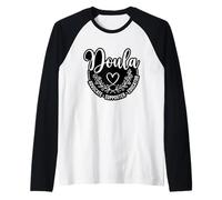 Doula Advocate Supporter Educator Birth Worker Raglan Baseball Tee