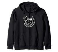 Doula Advocate Supporter Educator Birth Worker Zip Hoodie