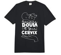 Doula Birth Worker Pun Leopard Cheetah Awesome Doula at Your Comfort Colors Adult Heavyweight T-Shirt