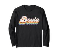 Doula Birth Worker Retro Vintage Doula Long Sleeve T-Shirt