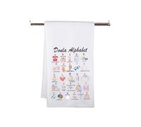 Doula Kitchen Towels Midwife Kitchen Decor OBGYN Dish Towels Birth Worker Thank You Gift (Doula Towel)