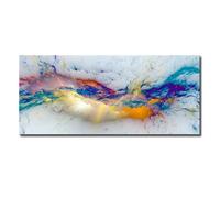 DOULAIMAI Modern Art Beautiful and Simple Color Cloud Landscape Posters and Prints Canvas Paintings Wall Art Picture for Living Room 70x140cm No Frame