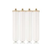 Doulton 10" Biotect Ultra |4 Pack| Authentic Drinking Water Ceramic Candle Filter | Suitable For M12 Fitting Undercounter Systems | Reduces Contaminants | Improves Taste & Odour | NSF Certified | 2501