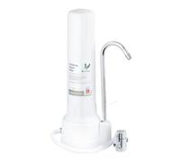 Doulton 10" D-CP101 Counter Top Water Filter System With Biotect Ultra Ceramic Candle | Plastic Finish | Reduces Contaminants | Improves Taste & Odour | Easy Installation & Portable | NSF Certified