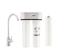 Doulton Hip Duo Undersink Water Filter System + Biotect Ultra & Limescale Reduction Ceramic Filter + Pillar Tap + Installation Kit