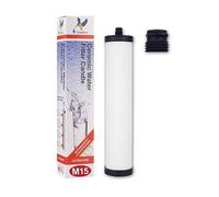Doulton M15 UltraCarb Ceramic Drinking Water Filter Candle for Franke 02, Franke Triflow, Filterflow, All 1st Gen Steel and 2nd Gen Plastic Housings ¦ FRX01 ¦ 10 inch ¦ M15 Thread ¦ W9223021 (1 Pack)