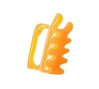 Doumewor Large Fascia Massage Blaster Tool for Cellulite Myofascial Release Muscle Knots Trigger Points Cellulite Massager Tool for Body Tension Relief Promotes Lymphatic Circulation (Yellow)