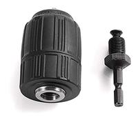 Doumneou 1/2inch Keyless Drill Chuck Drill Chuck Adapter for Impact Driver Quick Connect
