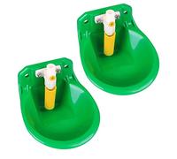 Doumneou 2PCS Livestock Drinker Bowl Water Cattle Feeding Equipment Farm Animals