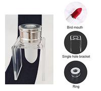Doumneou 3 piece set DIY 12.1mm simple lipstick filling tube birdmouth silicone mold aluminum ring single hole bracket lipstick tool simple set