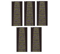 Doumneou 5Pcs Guitar Fretboard Notes Labels Guitar Fretboard Stickers Guitar Parts Fingerboard Fret Decals 6 String Guitar Accessories