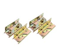 Doumneou Bed Rail Bracket - Bed Rail Fittings - Heavy Duty Non-Mortise - 4 (Screws Included)