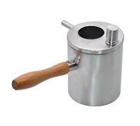 Doumneou Beeswax Pouring Pot Beeswax Melting Pot Wax Melter Pot Stainless Steel Candle Tool Wax Boiling Pot Beekeeping Tool