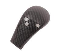 Doumneou for Navara NP300 2016-2019 Car Carbon Fibre Gear Shift Knob Cover Decoration Sticker Accessories