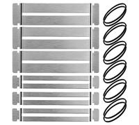 Doumneou Guitar Fingerboard Guards Stainless Steel Bass Fingerboard Guards Luthier Tool Fretboard Protector for Frets