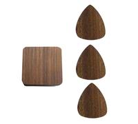 Doumneou Guitar Picks & Walnut Case Spare Parts Accessories Personalized Holder for Guitar Enthusiasts