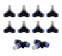 Doumneou Misting Nozzle Kit 1/4-Inch with Nozzle Cooling Device Connectors for Outdoor Water Mister Cooling System 10Pcs