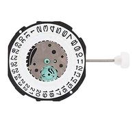 Doumneou Movement, Three Hand Quartz Movement, SL28 for Repair Accessories (Single Calendar), Black
