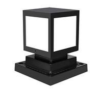 Doumneou Solar Post Lamp Outdoor Waterproof Column Light for Garden Wall Lamp,Post Deck Cap Fence Landscape Lamp White Light