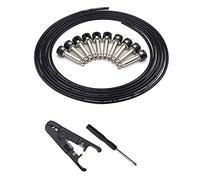 Doumneou Solderless Design Guitar Cable Diy Guitar Pedal Cable Kit