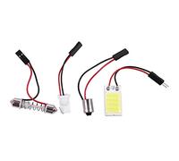 Doumneou Super White 18 COB LED Light Bulb Panel + T10 Festoon Adapters