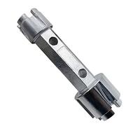 Doumneou Tub Drain Remover Wrench - Dual Ended Drain Wrench - Zinc Alloy