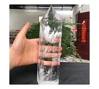 DOUPE 800-1200g Big Large Size Melting stone Clear Quartz Crystal Wand Point Reiki Healing Wicca Tower For Home Decoration Healing Crystal Stone (Size : 1000-1200g)
