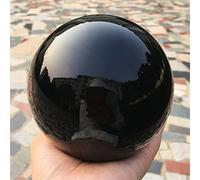 DOUPE Big Natural Black Obsidian Sphere Large Crystal Ball Healing Stone Healing Crystal Stone (Size : 6cm)